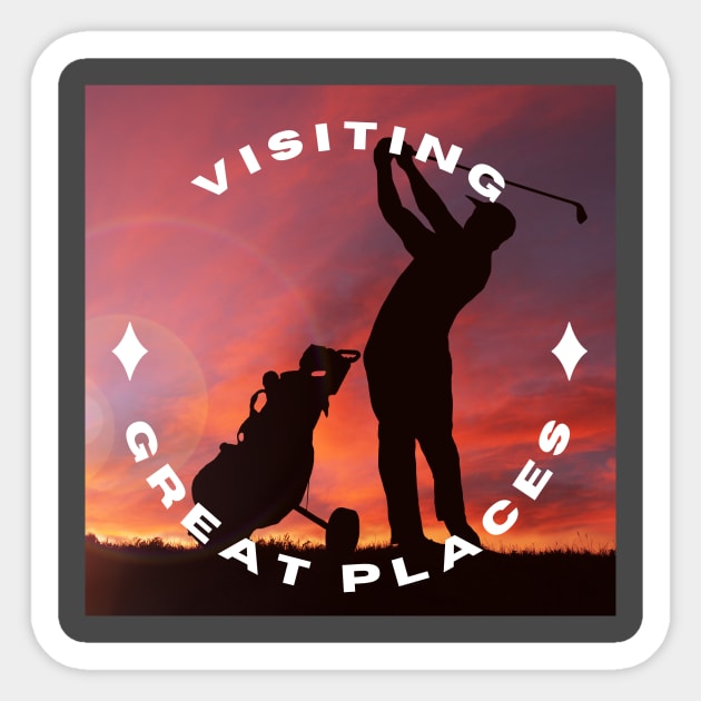 Visiting Great Places Sticker by Golfers Paradise